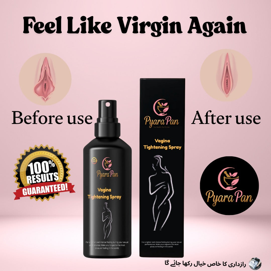 Pyara-Pan  Vaginal Tightening Spray  Pure Herbal Products without Side Effects  Free Cash on Delivery